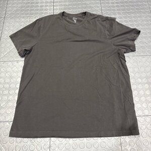 J Crew Classic Fit Broken-In Cotton Crewneck Short Sleeve T-Shirt Coal XL